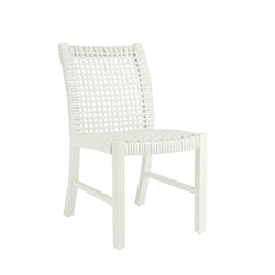 Kingsley Bate Catherine Aluminum Dining Set White - Ivory / Dining Side Chair