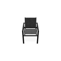 Telescope Tribeca Stacking Cafe Chair Black / Augustine Shadow Sling