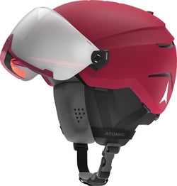 Atomic Savor Visor Stereo Adult Helmet / Dark Red