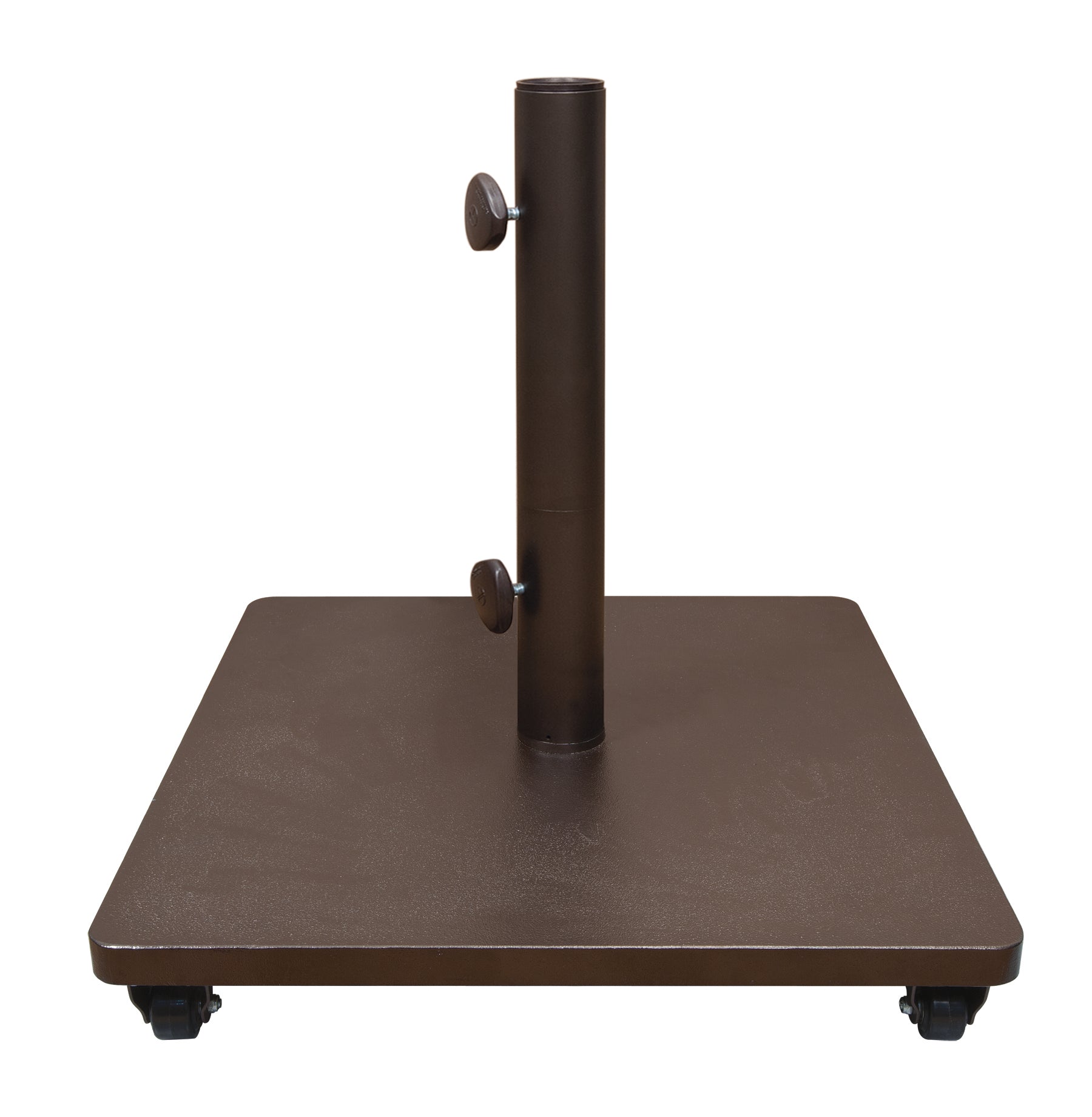 Treasure Garden Steel Umbrella Base w/ Casters Bronze
