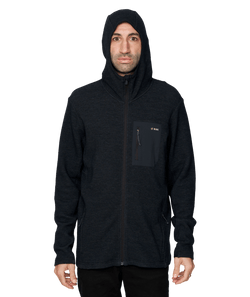 Mens Sentinel Midweight Waffle Knit Zip Hoody