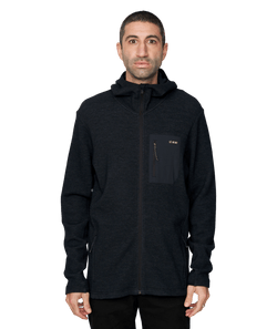 Mens Sentinel Midweight Waffle Knit Zip Hoody