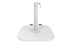Treasure Garden Aspen 120 lbs. Steel Umbrella Base w/ Casters Arctic White