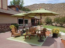 Treasure Garden 9 Quad-Pulley Lift Umbrella