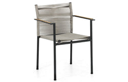 Al Fresco Jakarta Dining Set Dining Arm Chair / Taupe Dining Chairs
