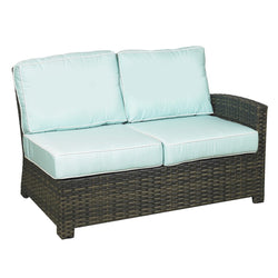 North Cape Lakeside Wicker Sectional Seating Husk / Right Loveseat