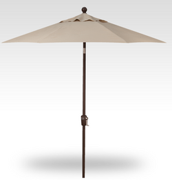 Treasure Garden 7.5 Button Tilt Umbrella UM907_ / Bronze / Khaki - 4822 (C)
