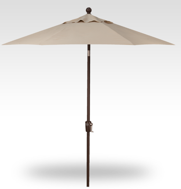 Treasure Garden 7.5 Button Tilt Umbrella UM907_ / Bronze / Khaki - 4822 (C)