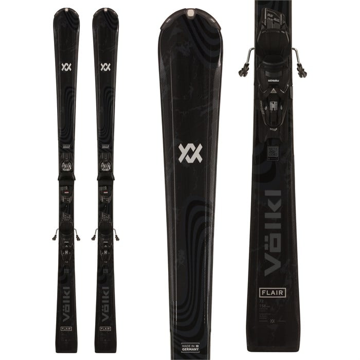 2025 Volkl Flair 7.2 Skis with vMotion 10 Bindings