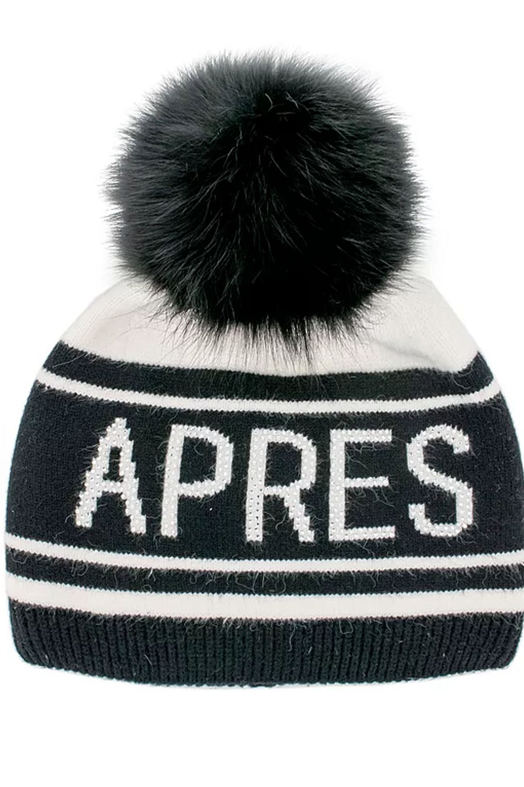 Apres Ski Knitted Hat w/ Pom