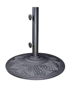 Treasure Garden 50 lb. Art Deco Umbrella Base Anthracite