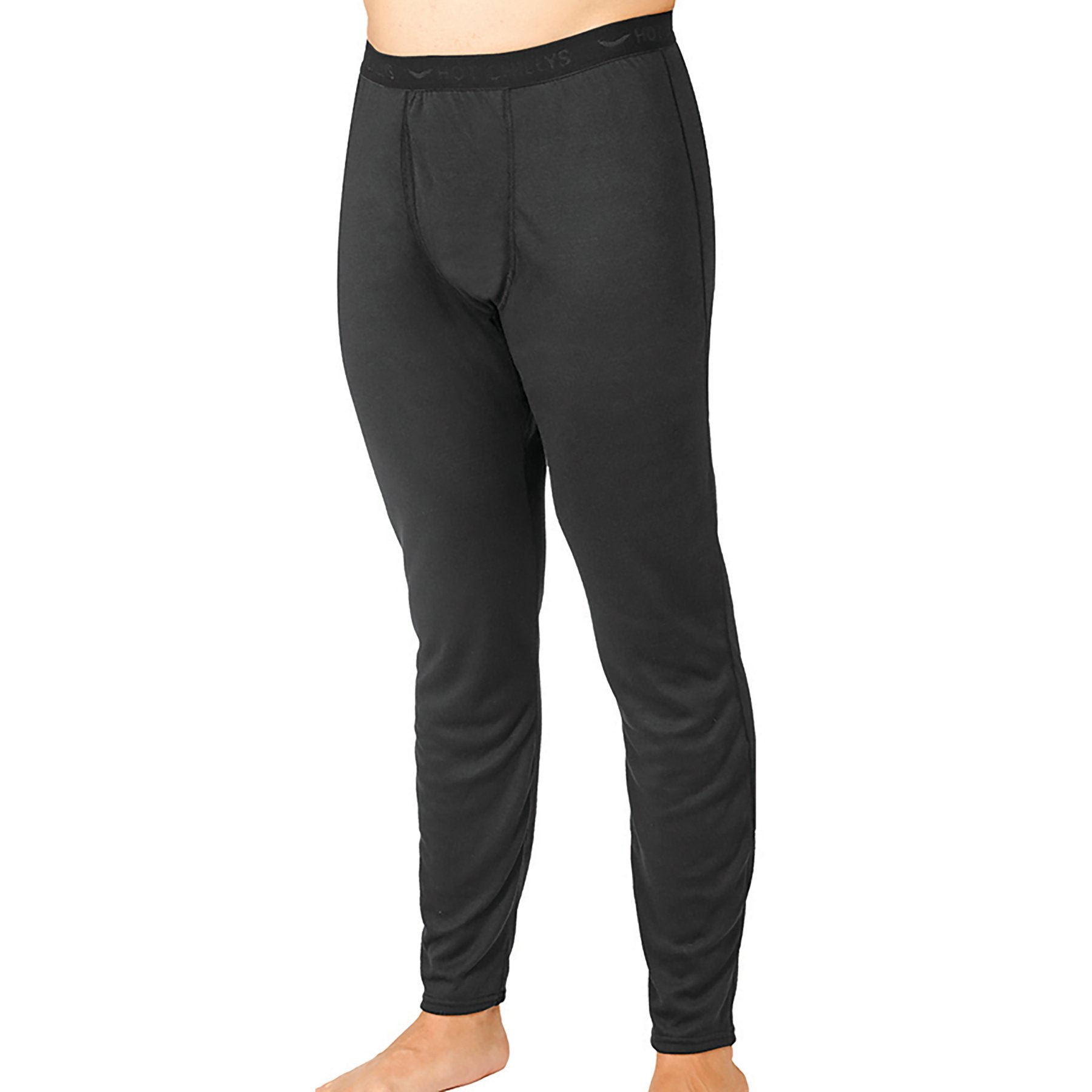 Hot Chillys Men's Bi-Ply Bottom (Black)